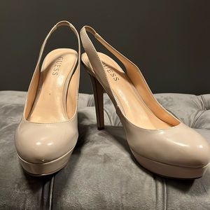 Guess Platform Slingback Heels